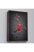 Trezon Ahşap Çerçeveli Michael Jordan Tablo-7730 thumbnail 2