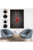 Trezon Ahşap Çerçeveli Michael Jordan Tablo-7730 thumbnail 7