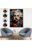 Trezon Ahşap Çerçeveli Albert Einstein Tablo-7827 thumbnail 7