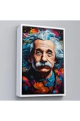 Trezon Ahşap Çerçeveli Albert Einstein Tablo-7827 thumbnail 4