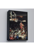 Trezon Ahşap Çerçeveli Michael Jordan Tablo-7965 thumbnail 3