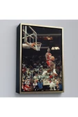 Trezon Ahşap Çerçeveli Michael Jordan Tablo-7965 thumbnail 1