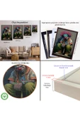Trezon Ahşap Çerçeveli Palyaça Tablo-7771 thumbnail 5