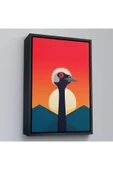 Trezon Ahşap Çerçeveli Minimal Devekuşu Tablo-7652 thumbnail 3