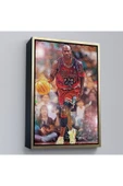 Trezon Ahşap Çerçeveli Michael Jordan Tablo-7781 thumbnail 2