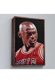 Trezon Ahşap Çerçeveli Michael Jordan Tablo-7928 thumbnail 2