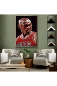 Trezon Ahşap Çerçeveli Michael Jordan Tablo-7928 thumbnail 6
