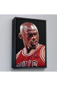 Trezon Ahşap Çerçeveli Michael Jordan Tablo-7928 thumbnail 3