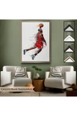 Trezon Ahşap Çerçeveli Michael Jordan Tablo-7787 thumbnail 6