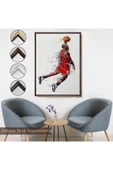 Trezon Ahşap Çerçeveli Michael Jordan Tablo-7787 thumbnail 7