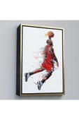 Trezon Ahşap Çerçeveli Michael Jordan Tablo-7787 thumbnail 3