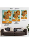 Trezon Vincent Van Gogh Ayçiçeği Tablosu-6437 thumbnail 5
