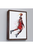 Trezon Ahşap Çerçeveli Michael Jordan Tablo-7787 thumbnail 2