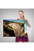 Trezon Çöldeki Beyaz At Tablosu-6598 thumbnail 4