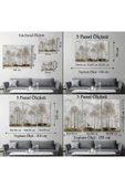 Trezon Ormandaki Geyikler Dekoratif Duvar Tablosu-3682 thumbnail 6