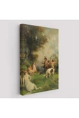Trezon Eugene Fromentin'in Sentorlar, At Adamlar Tablosu-6326 thumbnail 1