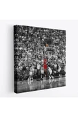 Trezon Michael Jordan Üçlük Şutu Kanvas Tablo-5171 thumbnail 1