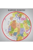 Trezon Dünya Haritası Dekoratif Kanvas Tablo 1069 thumbnail 7