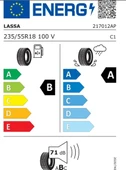 LASSA 235/55R18 100V COMPETUS  H/P 3 thumbnail 3