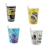 4 Adet Kendinden Pipetli Bardak 400 Ml thumbnail 1