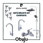 Pierre Cardin Armatür Seti 10 Parça PIE-SET-1 thumbnail 1