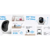 Kamera Ev Güvenliği Tp-Link Tapo C200 Beyaz thumbnail 6