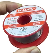 0.75mm 100 gr Soldex Lehim Teli thumbnail 2