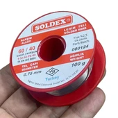 0.75mm 100 gr Soldex Lehim Teli thumbnail 1