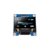 0.96'' 128x64 Oled Grafik Lcd Ekran - Mavi thumbnail 1