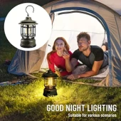 Bluetooth Hoparlör Özellikli Dimerli Led Kamp Lambası Hs66 (5224) thumbnail 1