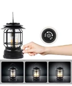 Bluetooth Hoparlör Özellikli Dimerli Led Kamp Lambası Hs66 (5224) thumbnail 5