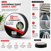 25MM X 10MT KAYDIRMAZ SİYAH BANT (5224) thumbnail 2