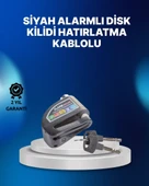 Suya Dayanıklı 110db Alarmlı Çelik Disk Kilidi thumbnail 1