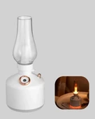 Renkli Led Işıklı Retro Gaz Lambası Aroma Terapi Mist Maker thumbnail 5
