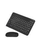 Bluetooth Klavye Mouse Seti Taşınabilir Wireless Bilgisayar Aksesuarı thumbnail 2