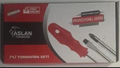 ASLAN 7 Lİ TORNAVİDA SETİ 7 PARÇA ( KONTROL KALEMLİ ) thumbnail 1