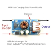Q3.0 USB Hızlı Şarj Devresi 6-32V thumbnail 8