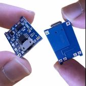 TP4056 Micro USB Korumalı Lipo 18650 Pil Şarj Devresi thumbnail 2