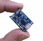 TP4056 Micro USB Korumalı Lipo 18650 Pil Şarj Devresi thumbnail 1