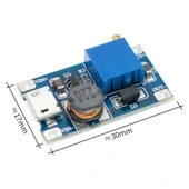 MT3608 2A Dc-Dc Güç Modülü Micro USB Çıkışlı thumbnail 3