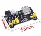 MB102 Breadboard Güç Kaynağı Modülü 3.3V 5V thumbnail 2