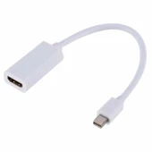Mini Displayport to HDMI Dönüştürücü Adaptör Beyaz thumbnail 2
