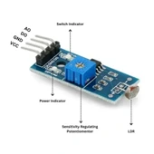 LDR Işık Sensörü Modülü (4 Pin) thumbnail 5