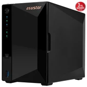 ASUSTOR 2diskli Realtek QC-2GB RAM-2.5GbE Nas Server AS3302T v2 thumbnail 5