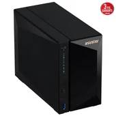 ASUSTOR 2diskli Realtek QC-2GB RAM-2.5GbE Nas Server AS3302T v2 thumbnail 4