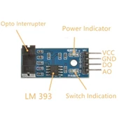 LM393 Kızılötesi Motor Hız Sensör Modülü thumbnail 6