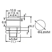 IC-240A Born Kelemens Küçük Boy Siyah thumbnail 3