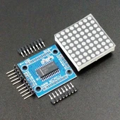 MAX7219 8x8 Dot Matrix Kartı - Peşpeşe Takılabilir thumbnail 7