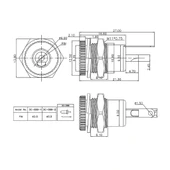 IC-258D DC Jak 2.1mm Metal Ø12mm thumbnail 3