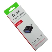Divex Usb to Micro OTG Micro Konnektör Siyah DO-180 thumbnail 1